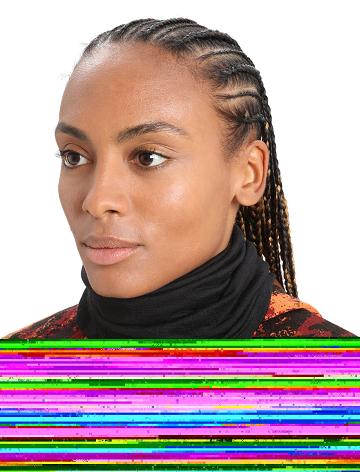 Women's Icebreaker Unisex Merino Flexi Chute Scarves Black | CA 1489OKIR